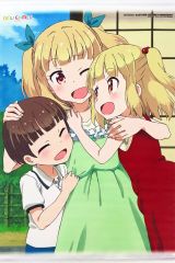 [중고] 태피스트리 윤&렌&미우 애니메이션 신작 일러스트 사용 B2 태피스트리 [Blu-ray/DVD NEW GAME!!] 지스토어·WonderGOO·신성당 전권 구입 특전