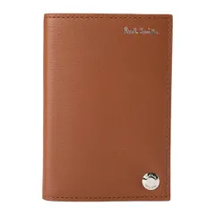 新品 ポールスミス PAUL SMITH カードケース CARD HOLDER ブラウン 茶 マルチ
