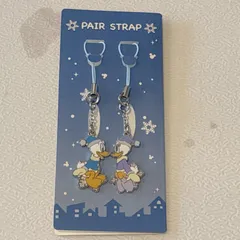 Disney ディズニーストア ペアストラップ ドナルド デイジー カップル