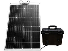 防水・防塵可搬型太陽光発電システム　VS12-M100SPM-B33LAM-300