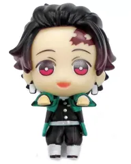 【中古】トレーディングフィギュア 竈門炭治郎(笑顔) 「鬼滅の刃 ちょこっとひっかけフィギュアぷち～炭治郎がいっぱい～」 ナムコ限定