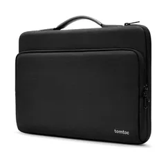 【新着商品】tomtoc 360°保護 パソコンケース 15インチ MacBook Air M3/M2 2024-2023/15インチSurface Laptop ノートパソコンケース PCバッグ ブリーフケース 撥水加工 耐衝撃 通勤 通学 就活 ブラッ 1