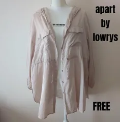 apart by lowrys    アパートバイローリーズ　春　ライトアウター　ジャケット　フード付き　シャツ　FREE