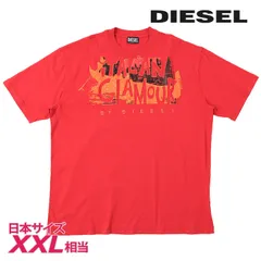 新品・未使用 ディーゼル DIESEL 半袖Tシャツ カットソー メンズ エンボス加工プリント リラックスフィット T-WASH-D3