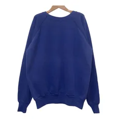 ビンテージ 70s USA製 Sport スウェット XLサイズ スエット トレーナー 長袖 無地 Made in USA 青 紫 ブルー パープル 古着 X037