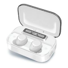 【REDHiLL】ワイヤレスイヤホン bluetooth イヤフォン 防水 IPX7防水 ノイズキャンセリング コードレス 白 ホワイト【SUMO0161/コンパクト】[OJ]