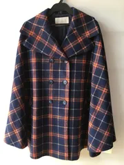 eimy istoire ポンチョコート ブロッサムチェック/F