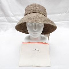 sans Arcidet サンアルシデ 帽子　麦わら ラフィア ファニーハット FANY HAT レディース 未使用品☆◆0/2