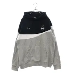 UNIFORM EXPERIMENT (ユニフォームエクスペリメント) 20SS ×COCA-COLA COLOR BLOCK HOODIE コカ・コーラ カラー ブロック フーディー プルオーバーパーカー グレー/ブラック/ホワイト FCRB-200015のサムネイル