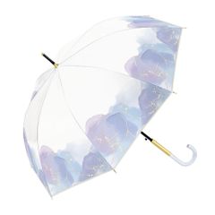 ☆ 뉘앙스 컬러 BLPU ☆ 여성 EVA 엄브렐러 60cm 긴 우산 여성 60cm 귀여운 장우 우산 우산 비닐 우산 점프 우산 점프 우산 카사 부피 엄브렐라 비구 귀여운 화려한 그라데이션 무늬 밀킨 톤