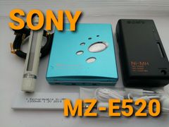 ソニー　MDウォークマン　MZ-E520　ブルー