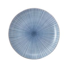 【迅速発送】昭和製陶 千段十草 6.0皿 φ18.3×2.5cm 美濃焼 日本製 食洗器対応