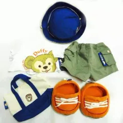 【中古】ぬいぐるみ ダッフィー Tシャツ＆ショートパンツコスチューム(ぬいぐるみ用衣装) 「ディズニーベア」 東京ディズニーシー限定