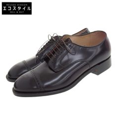 Alden オールデン 新品同様 モディファイドラストパンチド キャップトゥシューズ メンズ シェルコードバン バーガンディ 7 1/2 56201 7.5