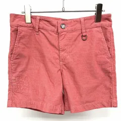 古着 エドウィン ゴルフ EDWIN GOLF コーデュロイ テーパードショーツ ショートパンツ 綿×ポリエステル×ポリウレタン S 杢ピンク レディース