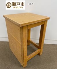 【図工室の木製椅子】No.3