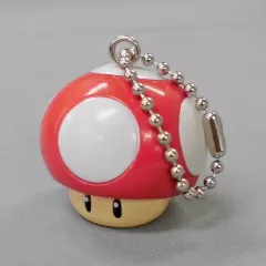 【中古】キーホルダー・マスコット(キャラクター) スーパーキノコ  「New スーパーマリオブラザーズ Wii マスコットフィギュア」