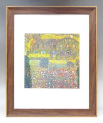 新品☆額付アートポスター☆グスタフ・クリムト☆Gustav Klimt☆House in Attersee☆121