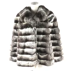 新品同様✩使用感無し✩エンバ✩チンチラレッキス✩ファーコート✩チンチラデザイン 新品同様✩使用感無し✩エンバ✩レッキス✩ファーコート