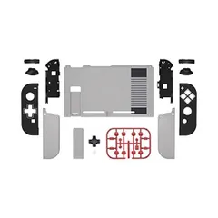 eXtremeRate nintendo Switchに対応用Dpadバージョンカスタマイズシェル (クラシック ファミコ パタンデザイン)