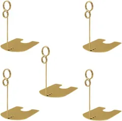 Chocople ポップスタンド リングスタンド プライスカード 5個セット ゴールド(ゴールド)