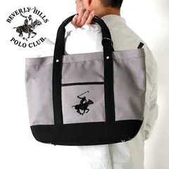 【新品】ビバリーヒルズポロクラブ BEVERLY HILLS POLO CLUB バッグ メンズ 243711 キャンバストートバッグL