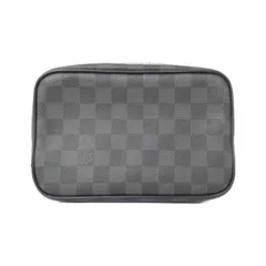 ①LOUIS VUITTON トワレポーチ ダミエ グラフィット セカンドバッグ ルイ・ヴィトン(LOUIS VUITTON)ルイ・ヴィトン トワレポーチ