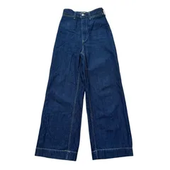 AZUL BY MOUSSY DARTS DENIM WIDE ? レディースXS ダーツデニムワイド2 ワイドストレートデニム