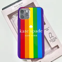 ケイトスペード iPhone11 PRO ケース レインボー スマホケース 虹色	HWI