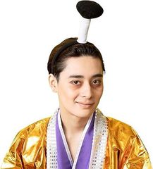 【在庫処分】クリアストーン(Clearstone) POP UP コスプレ ハロウィン ちょんまげカチューシャ ユニセックス ブラック