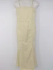 ◇ Aunt Marie's アントマリーズ ロング キャミソール マーメイド ワンピース サイズ F クリーム ベージュ系 レディース E  【1306080007410】