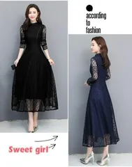 M～XL ワンピース レディース Aライン  ロングドレス ロングワンピース　ドレス　パーティードレス