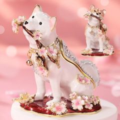 イギリス製】ホワイトシェパード フィギュア 置物 - メルカリ
