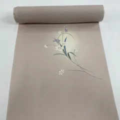 大きな取引 絽付け下げ【9105】新品未仕立 正絹手描京友禅 夏物 反物