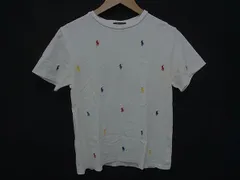 ■美品■ POLO RALPH LAUREN ポロラルフローレン コットン100％ Tシャツ トップス 表記サイズ L 洋服 ホワイト系 DH9012