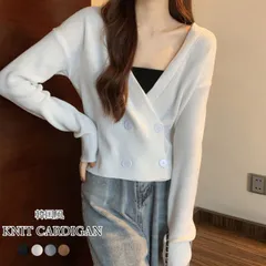 ニットカーディガン レディース 韓国風　D329