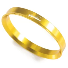 GAsupply ハブリング 2枚セット アルミ製 多種類対応 67mmから54mm 56mm 73mmから54mm 60mm 64mm 66mm 67mm 高精度 HUB CENTRIC RING ゴールド トヨタ レクサス 日産 ホンダ マツダ スズ
