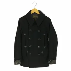 ナイジェルケーボン NIGEL CABOURN 40'S U.S. NAVY P-COAT レザー切替 ピーコート メンズ EUR：46 46のサムネイル