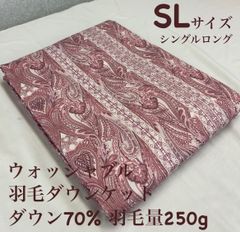 新品！ウォッシャブル羽毛ダウンケット ダウン７０%ＳＬ