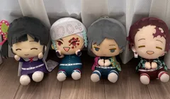 鬼滅の刃　でっかいぽふっとぬいぐるみ　４体まとめ売り