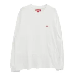 Supreme シュプリーム 23AW Small Box L/S Tee スモール ボックス ロゴ 長袖 Tシャツ ホワイト系 M【中古】
