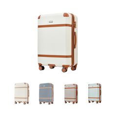 スーツケース S 薄い水色 拡張機能、ストッパー付 TSA エコメルカリ便