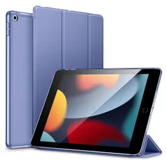 【数量限定】ESR iPad 9世代 ケース 10.2インチ ipad ケース 第7/8/9世代通用(2021/2020/2019モデル) 半透明 指紋防止 三つ折りスタンド オートスリープ/ウェイク機能対応 薄型 軽量 傷防止 耐衝撃 ハードカバー パープル