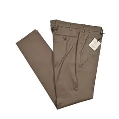 BERWICH ベルウィッチ / MORELLO ストレッチコットン ノータックスリムスラックス ソラーロ カーキブラウン 春夏秋 424545