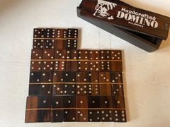 ドミノゲームBOX 木工品　◎