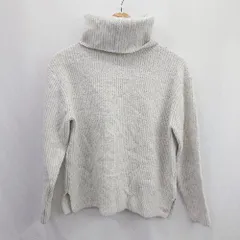 ◇ ⊇ URBAN RESEARCH タートルネック ミドルゲージ 長袖 ニット サイズF オフホワイト系 レディース E  【1506300021237】