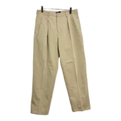 90年代 USA製 Polo by Ralph Lauren ポロ ラルフローレン 2タック チノパンツ ポロチノ ベージュ(メンズ W36 L32)中古 古着 V1317