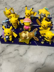 ポケモン　ミニフィギュア コレクション　ナイトパレード　ピカチュウ　イーブイ　ジラーチ　メタモン　ポケットモンスター　おやすみなさいピカチュウ