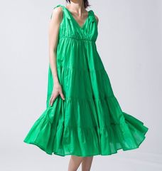 新品未使用 Merlette FLOR DRESS マーレット フロール ドレス ワンピース フロラ グリーン