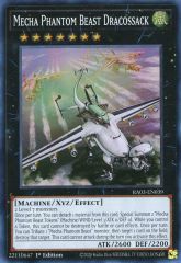 遊戯王カード 英語版 1st 幻獣機ドラゴサック MP14 シークレットレア 